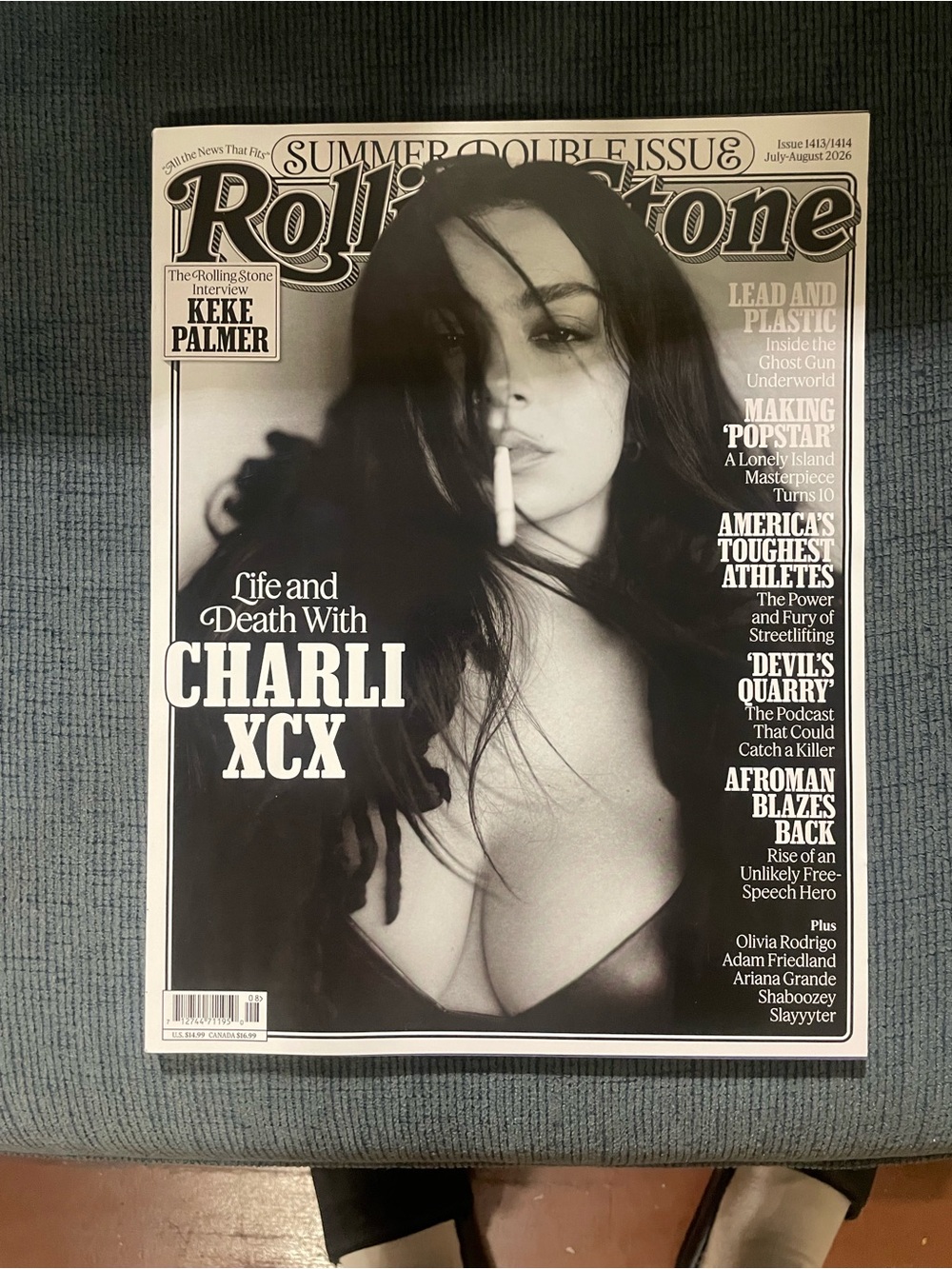 the Rolling Stones Black & White Charli XCX Cover magazine